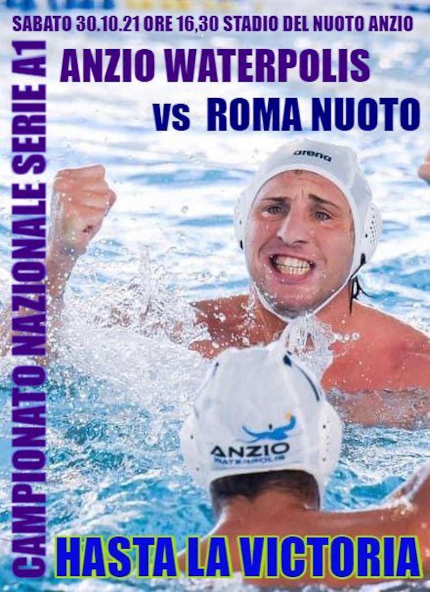 Pallanuoto: Ad Anzio arriva la Roma Nuoto, la partita trasmessa in diretta