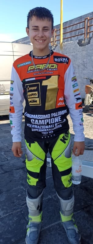 Motocross, Fabiomassimo Palombini è il giovanissimo campione d'Italia