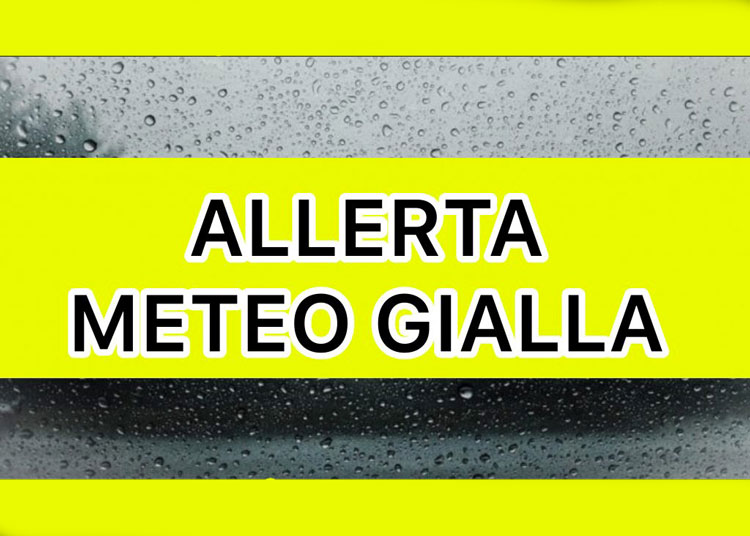 Allerta meteo gialla sul Lazio per le piogge di questo pomeriggio