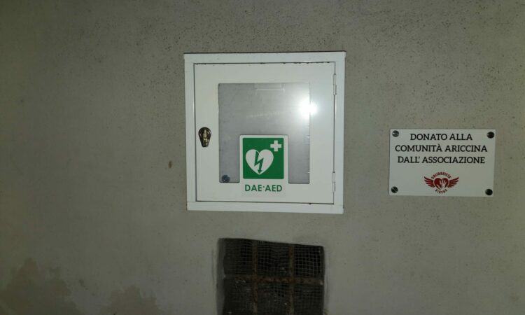 Rubato il defibrillatore donato ad Ariccia da un'associazione