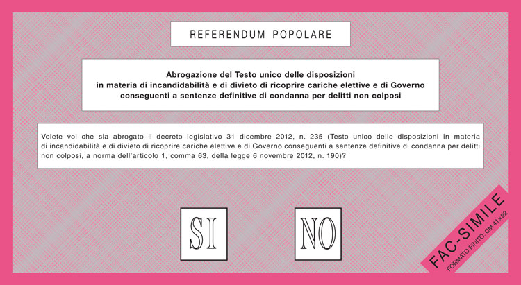 Referendum 2022 Giustizia