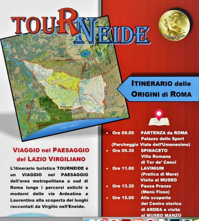 Tour nel Lazio Virgiliano, dal centro di Roma fino a Pomezia (museo di Pratica di Mare) e Ardea (museo Manzù)