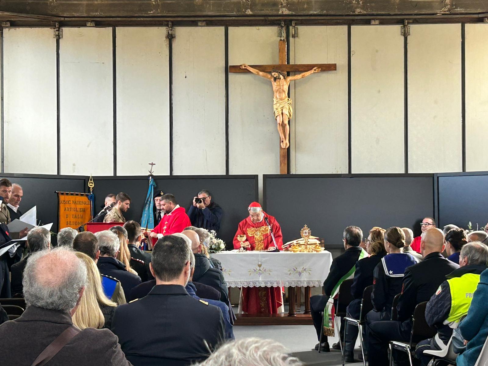 Il Cardinale Semeraro celebra la Messa di Santa Barbara all’Uttat