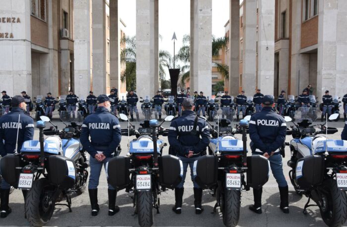 La Polizia si addestra per scortare il Giro d'Italia