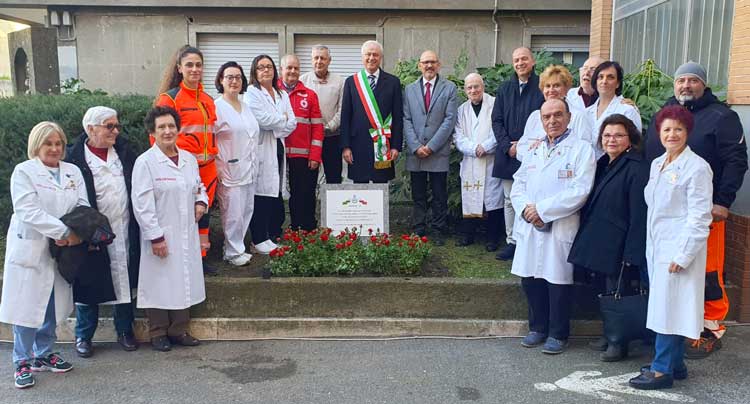 Ospedale San Giuseppe di Marino: targa in memoria delle vittime del Covid-19