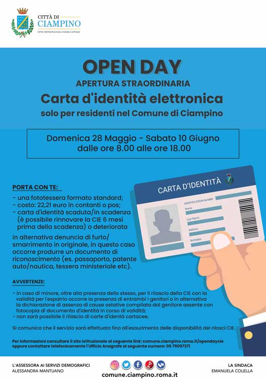 Open Day Carta d'Identità Elettronica 