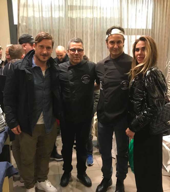 Anzio Ilary Blasi FRancesco Totti Romolo al Porto 1