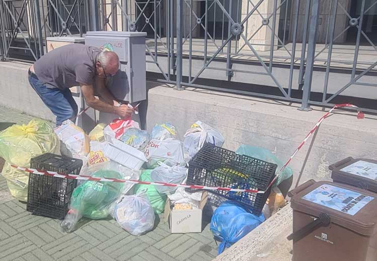 I furbetti della (in)differenziata in centro ad Aprilia: controlli ai rifiuti