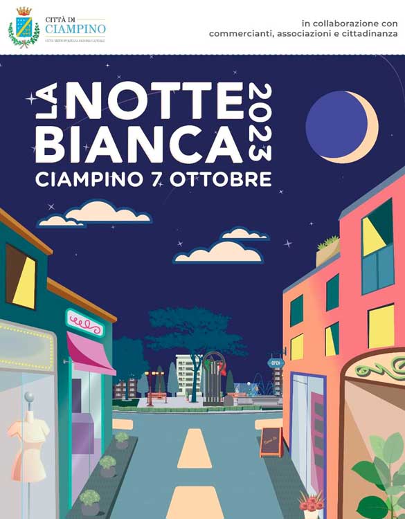 Ciampino si prepara a far festa per la 'Notte Bianca': shopping, musica e arte