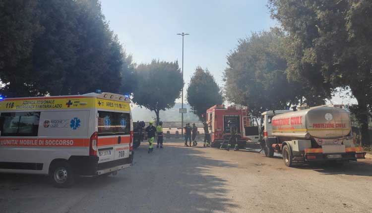 Doppio grave incendio tra Albano e Ariccia: evacuate palazzine su via Donizetti/Belvedere Listz