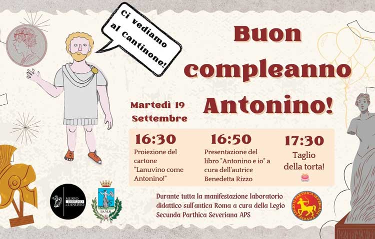 Lanuvio festeggia (in museo) il compleanno dell'imperatore Antonino Pio