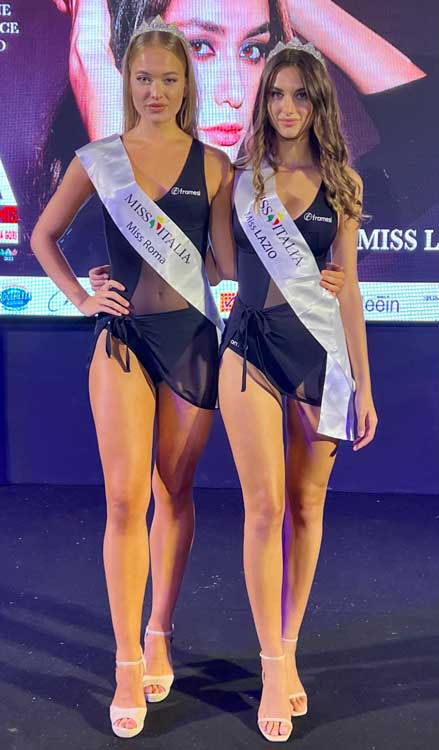 Miss Lazio 2023 Marta Antonucci e Chiara Avanzi