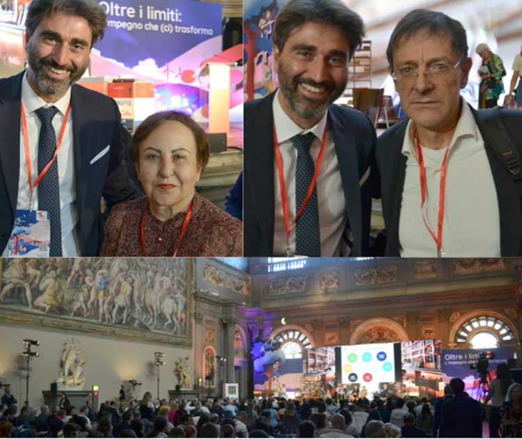 Grottaferrata, il sindaco in trasferta a Firenze sul palco con due premi nobel