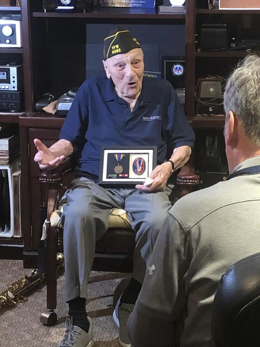Il 5 ottobre a Nettuno la visita del Veterano Dominick Critelli, 102 anni