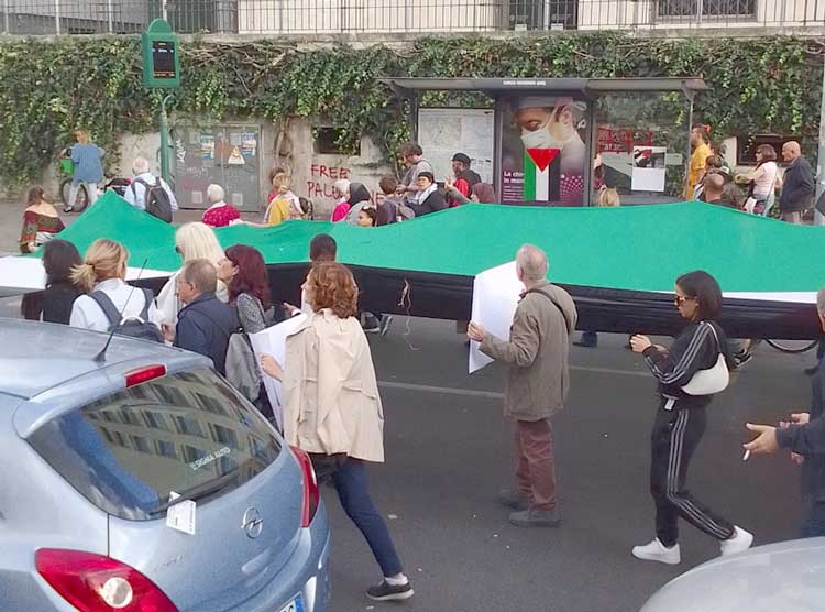 Alla manifestazione pro-Palestina di Roma anche cittadini di Marino