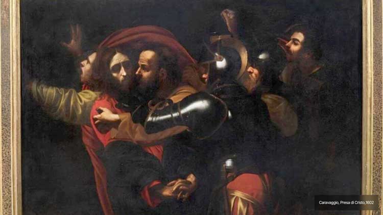 Ariccia, partito il conto alla rovescia per ammirare La presa di Cristo, il quadro (sconosciuto) di Caravaggio