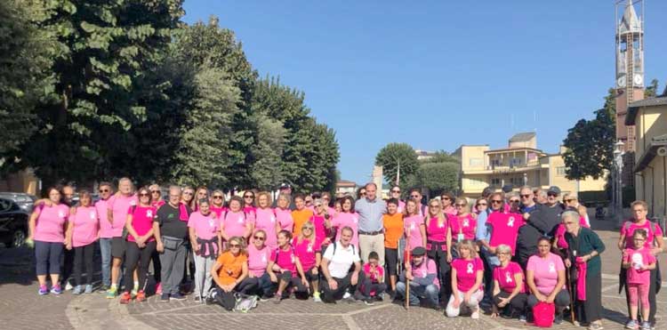 L'Andos Velletri a passeggio per Lariano per l'apertura dell'ottobre rosa: ecco le prossime tappe