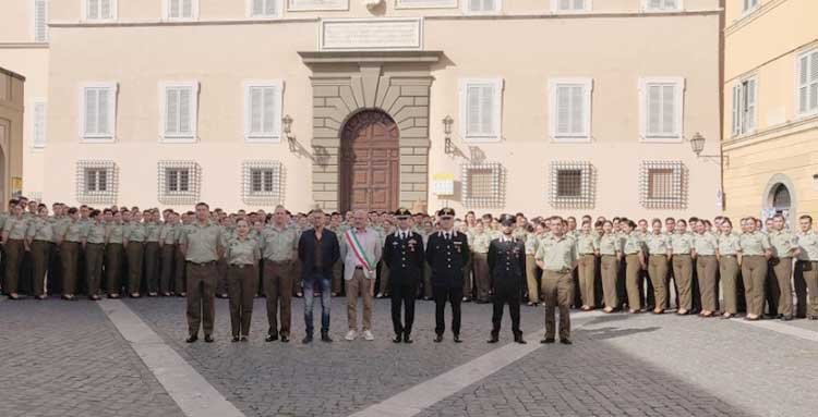 Carabinieri cileni a Castel Gandolfo per la visita storica nei 50 anni dal golpe ad Allende