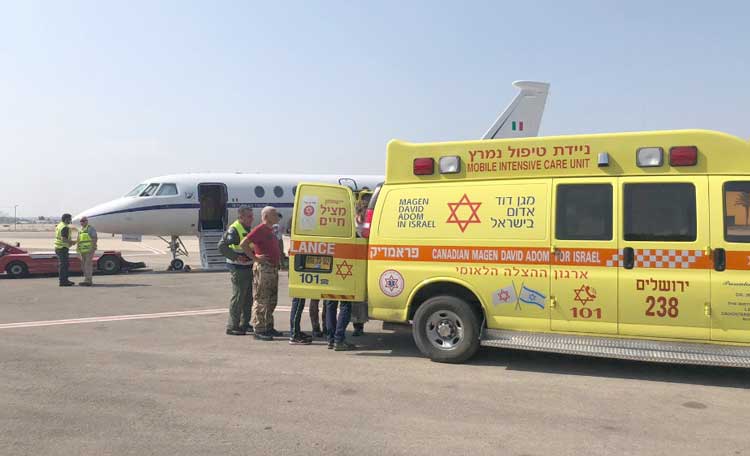 Volo umanitario Ciampino-Tel Aviv (Israele) per salvare 87enne italiano: più 'in alto' della guerra