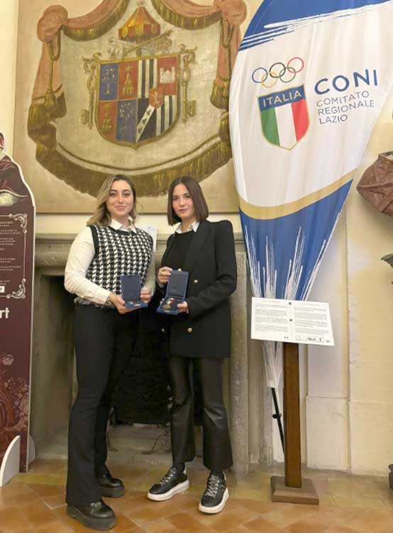Ariccia, il Coni premia 3 atlete dei Castelli Romani: Federica, Laura e Alice