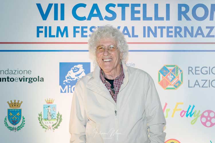 Ninetto Davoli a Lanuvio per la serata dei cortometraggi del Castelli Film Festival