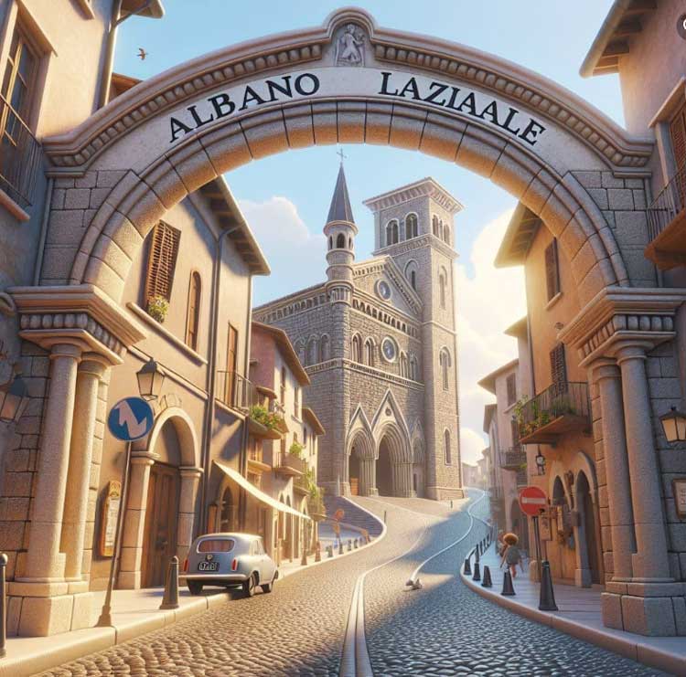 Trasformati in un cartone della Pixar i comuni di Frascati, Ariccia, Genzano, Pomezia, Anzio e...