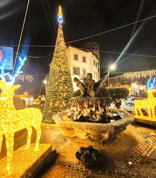 Il Natale di piazza dei Mori, a Marino