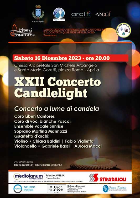 concerto candlelight Aprilia