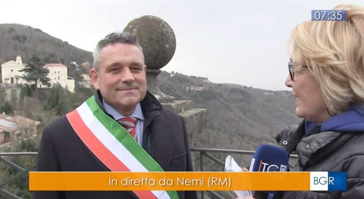 Nemi, il sindaco Alberto Bertucci