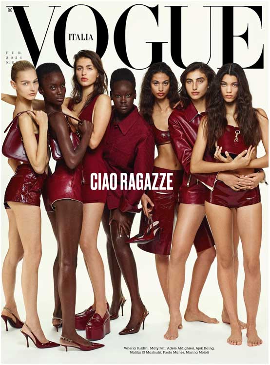 La copertina di Vogue Italia con la modella di Ciampino Paola Manes