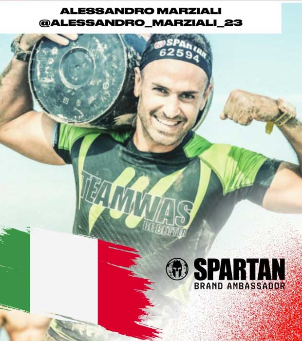Alessandro Marziali brand Ambassador della Spartan Race