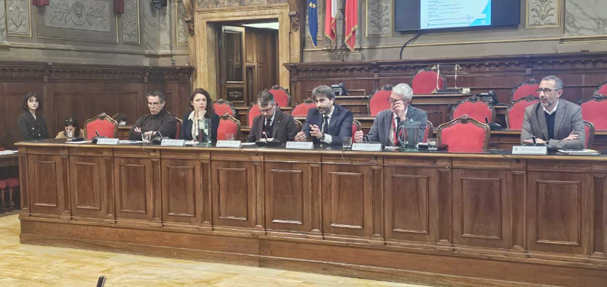 Un momento della presentazione della Fiera di Grottaferrata presso la sede della Città Metropolitana di Roma 