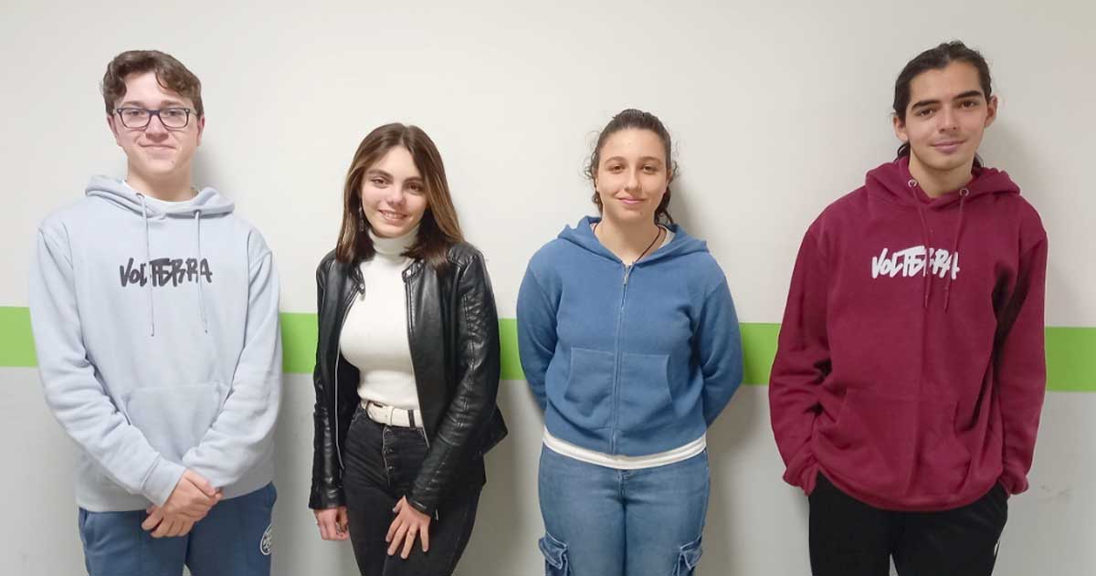4 studenti del liceo Volterra di Ciampino