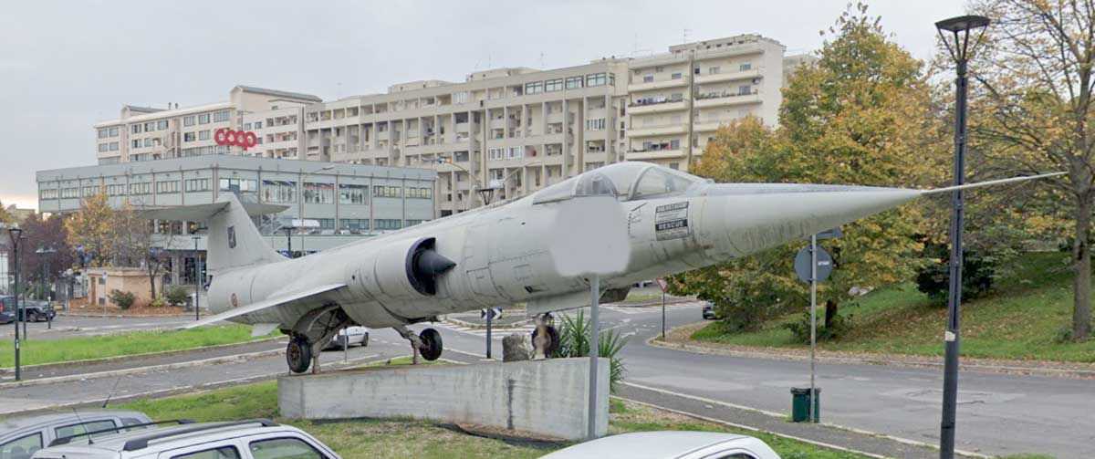 A Velletri un caccia militare (vero): sarà dedicato agli aviatori caduti in servizio