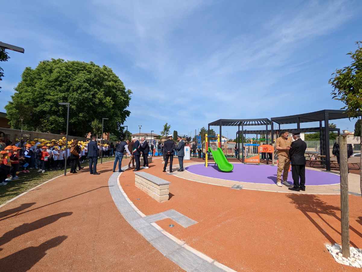 Aprilia, inaugurato un nuovo parco giochi a Campoverde