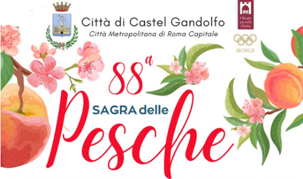 Castel Gandolfo, 88esima Sagra delle Pesche: quest'anno con un evento 