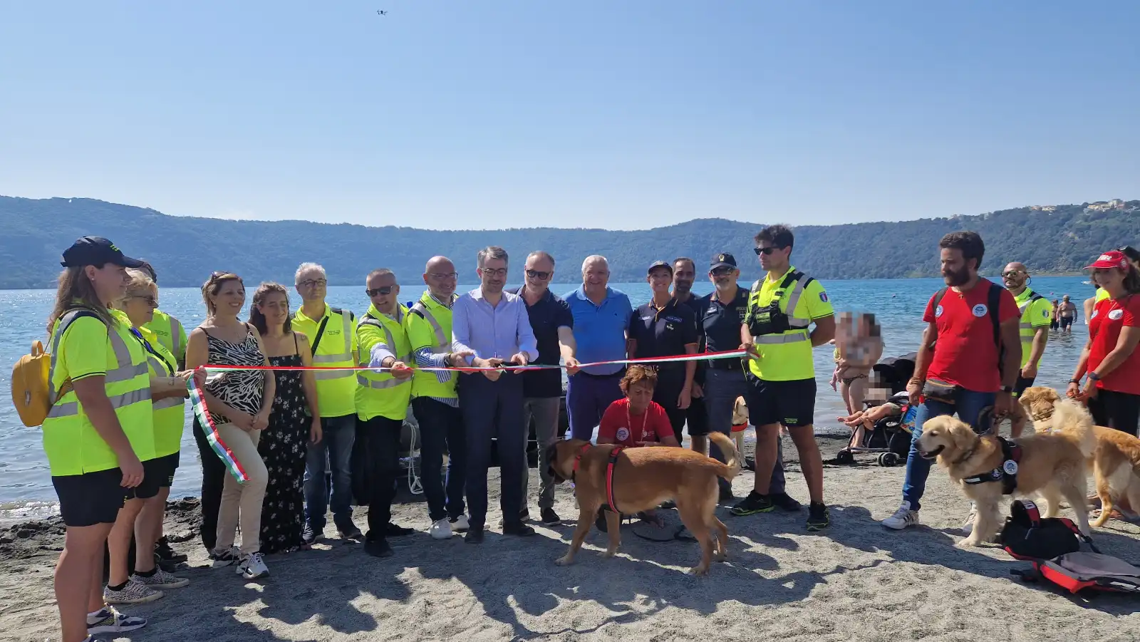 L'inaugurazione del progetto Lago Sicuro 2024 sul lago Albano di Castelgandolfo