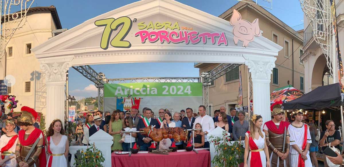 Ariccia, boom di presenze alla 72^ Sagra della Porchetta: domenica grande chiusura