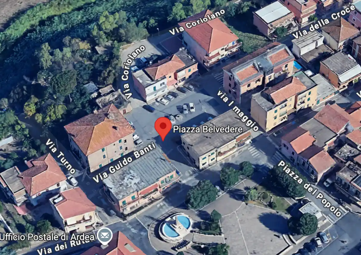 Ardea Piazza Belvedere (Google Maps 3D con ausilio AI)