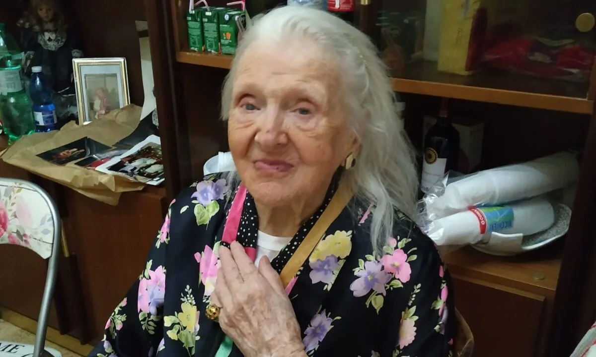 La donna più anziana dei Castelli ha 110 anni:  nacque suddita di Francesco Giuseppe, fu modella e recitò ne Il Gattopardo